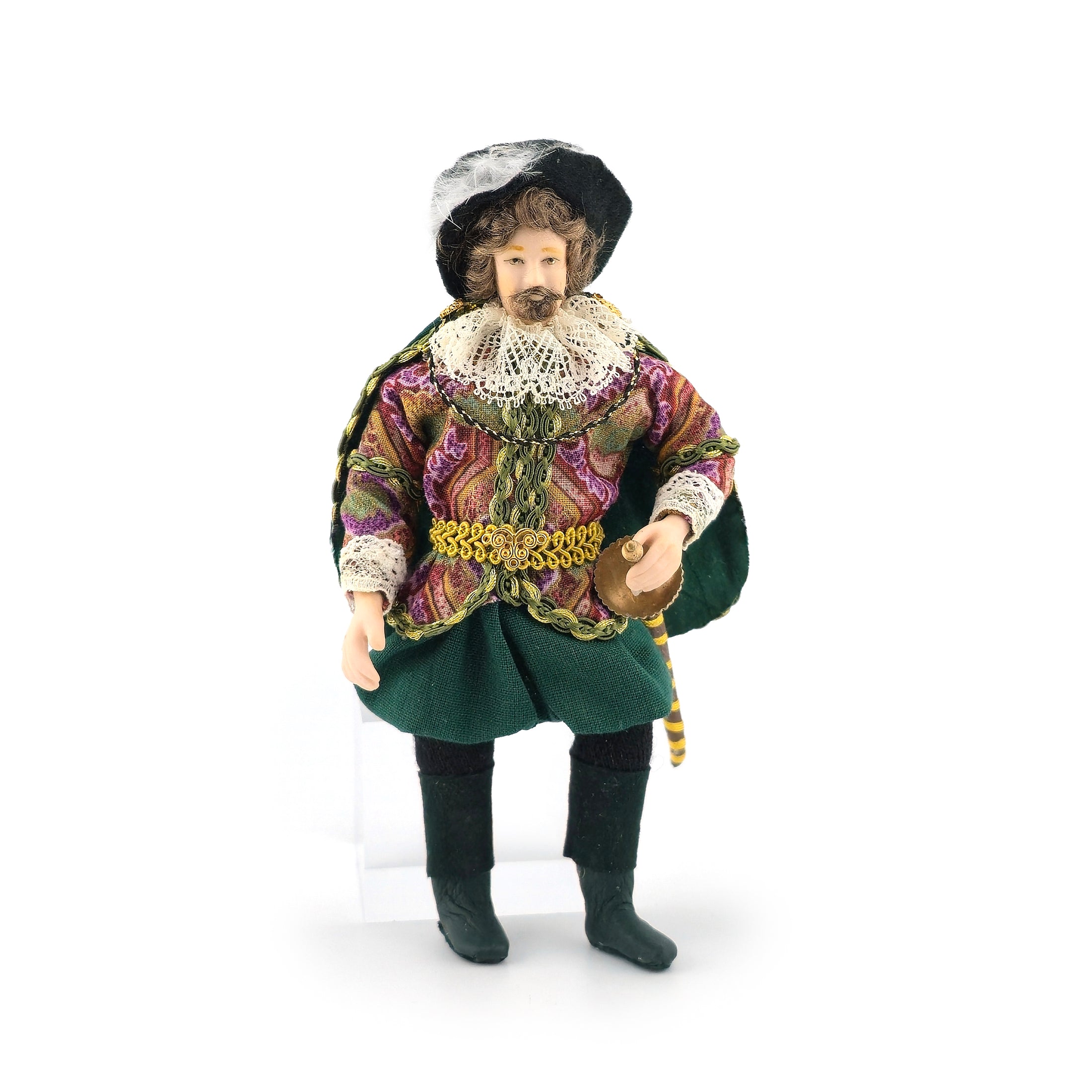 Small Fry V. Hutchinson Tudor Gentleman Porcelain Dollhouse Doll 2002