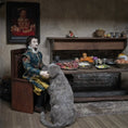 Load image into Gallery viewer, Medieval Gentleman Porcelain Doll with Sword, Goblet & Handmade Leather Shoes
