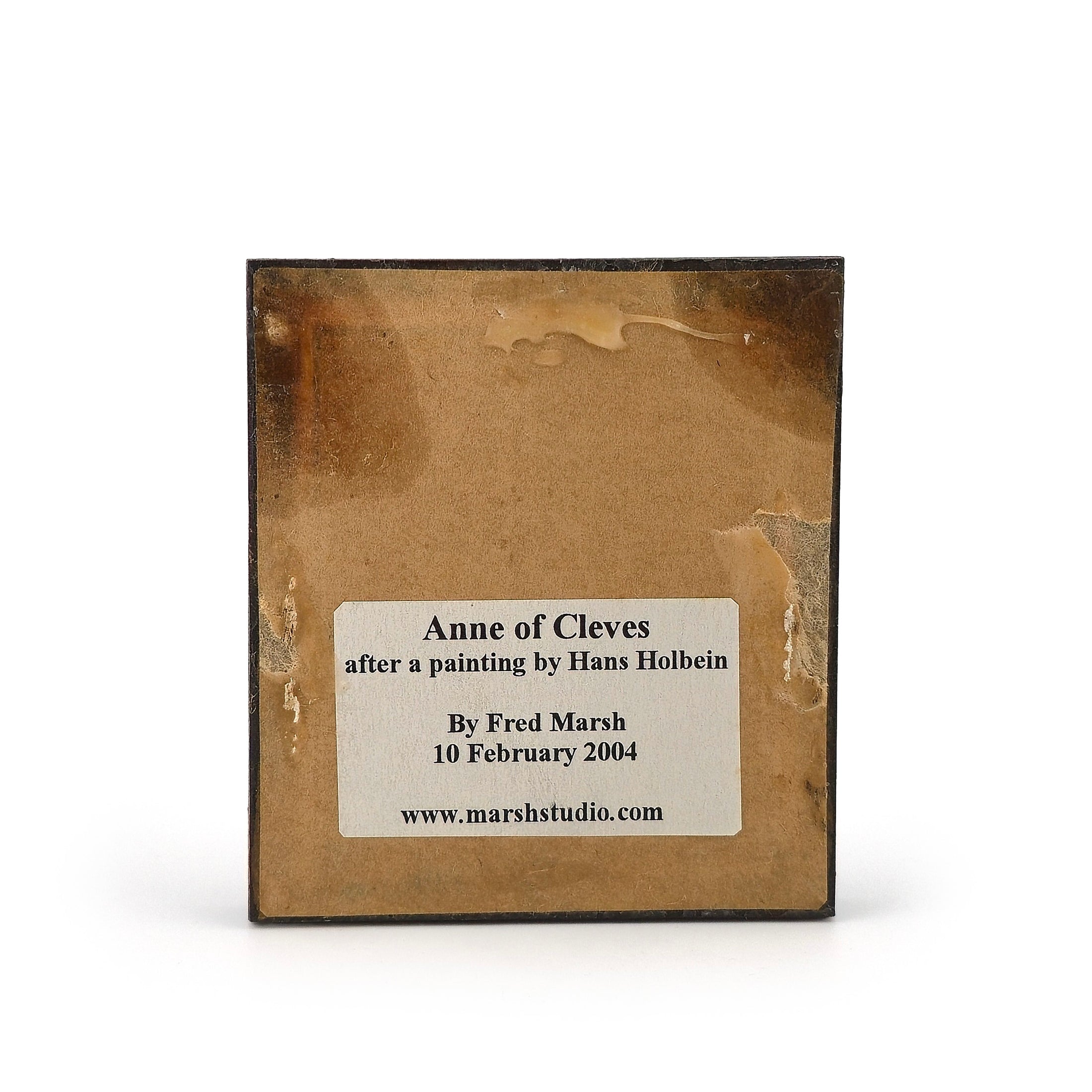 Anne of Cleves Fred Marsh Miniature Portrait After Hans Holbein 2004
