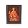Load image into Gallery viewer, Princess Elizabeth I Miniature Oil Painting by Paul Saltarelli After William Scrots
