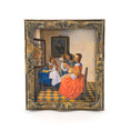Load image into Gallery viewer, The Girl with a Wine Glass Paul Saltarelli Miniature Oil Painting After Vermeer 2002
