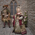 Load image into Gallery viewer, Viola Williams Young Blonde Tudor Lady in Silk Gown with Chatelaine 2003
