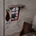 Load image into Gallery viewer, T. Dudley 2003 Tudor Medieval Wall Torch Sconce with Fleur-de-Lis 1:12 Scale
