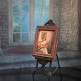 Load image into Gallery viewer, Paul Saltarelli “The Music Lesson” After Vermeer’s The Guitar Player Miniature Painting
