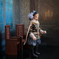 Load image into Gallery viewer, V. Hutchinson Small Fry Tudor Gentleman Doll with Cape, Ruff & Feathered Hat
