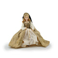 Load image into Gallery viewer, Derdriu Dolls Tudor Royal Lady in Silk Damask with French Hood 1:12 Scale
