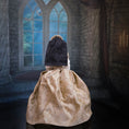 Load image into Gallery viewer, Derdriu Dolls Tudor Royal Lady in Silk Damask with French Hood 1:12 Scale
