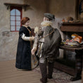 Load image into Gallery viewer, Derdriu Dolls Elizabethan Gentleman in Silk Damask with Ruff Collar 1:12
