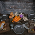 Load image into Gallery viewer, Dawn Lefley 8-Piece Tudor Medieval Feast Food Set with Game, Vegetables & Provisions
