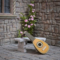 Load image into Gallery viewer, Ken Manning Tudor Era Bent-Head Lute Hand-Carved Inlaid Wood
