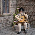 Load image into Gallery viewer, Ken Manning Tudor Era Bent-Head Lute Hand-Carved Inlaid Wood

