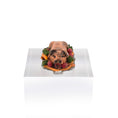 Load image into Gallery viewer, Val Adams Gramarye Keep Roasted Pig with Vegetables on Pewter Platter Tudor Miniature
