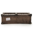 Load image into Gallery viewer, Tudor-Style Four-Panel Wooden Coffer Blanket Chest with Hinged Lid – 1:12 Scale
