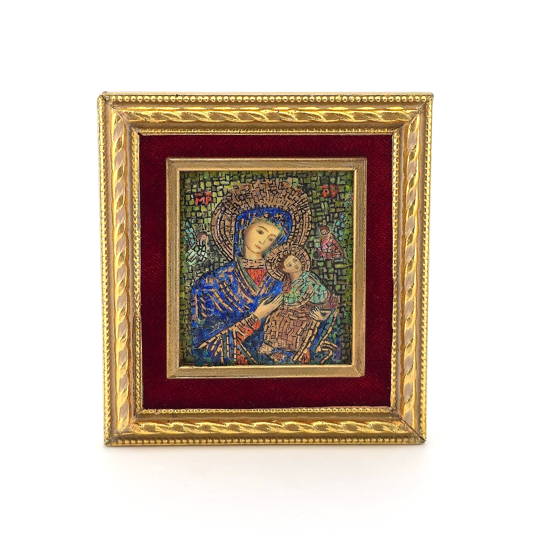 Madonna and Child Nuria Torrente 2017 Oil & Gold Miniature Painting 1:12 Scale