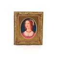 Load image into Gallery viewer, Paul Saltarelli IGMA Portrait of a Woman After Domenico Ghirlandaio Miniature Painting
