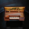 Load image into Gallery viewer, Ralph Partelow Handcrafted German Clavichord with Painted Lid 1974, 1:12 Scale
