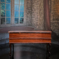 Load image into Gallery viewer, Ralph Partelow Handcrafted German Clavichord with Painted Lid 1974, 1:12 Scale
