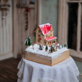 Load image into Gallery viewer, Volker Arnold Illuminated Micro Miniature Christmas House Winter Scene 1:144 Scale

