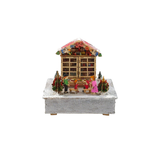 Volker Arnold Illuminated German Christmas Market Toy Stall Diorama 1:144 Scale