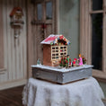 Load image into Gallery viewer, Volker Arnold Illuminated German Christmas Market Toy Stall Diorama 1:144 Scale
