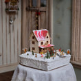 Load image into Gallery viewer, Cozy Volker Arnold Illuminated Micro Miniature Winter House Scene 1:144 Scale

