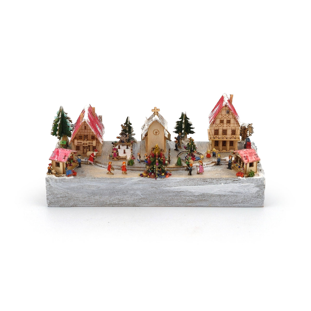 RARE RARE Volker Arnold Illuminated German Christmas Village Diorama 1:144 Scale