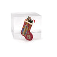 Load image into Gallery viewer, Natalia Frank Pictorial Petit Point Christmas Stocking with Gingerbread Man & Candy Cane
