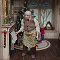 Load image into Gallery viewer, Natalia Frank Fair Isle Petit Point Christmas Stocking with Green & Cream Pattern, IGMA
