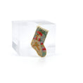 Load image into Gallery viewer, Natalia Frank Snowman Pictorial Petit Point Christmas Stocking with Fringe Cuff

