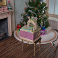 Load image into Gallery viewer, Miniature Mechanical Toy Seaside Automata by Almudena Gonzalez OOAK

