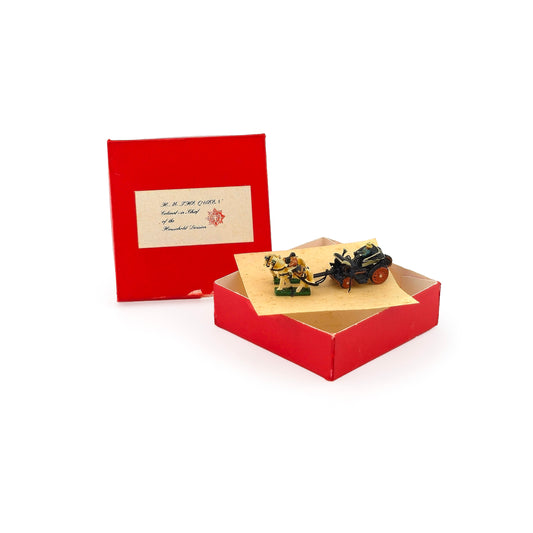 Queen Elizabeth II Household Division Miniature Carriage Set Vintage-Style Boxed Toy