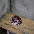 Load image into Gallery viewer, Gosia Suchodolska Miniature Berry Pavlova Dessert on Paper Doily 1:12 Scale
