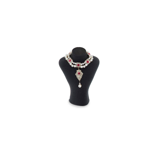 Sun Lemmens La Peregrina Pearl Necklace Replica on Display Bust WEARABLE for Doll
