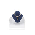 Load image into Gallery viewer, Sun Lemmens Wearable Tudor Anne Boleyn “B” Pearl Necklace Replica on Display Bust
