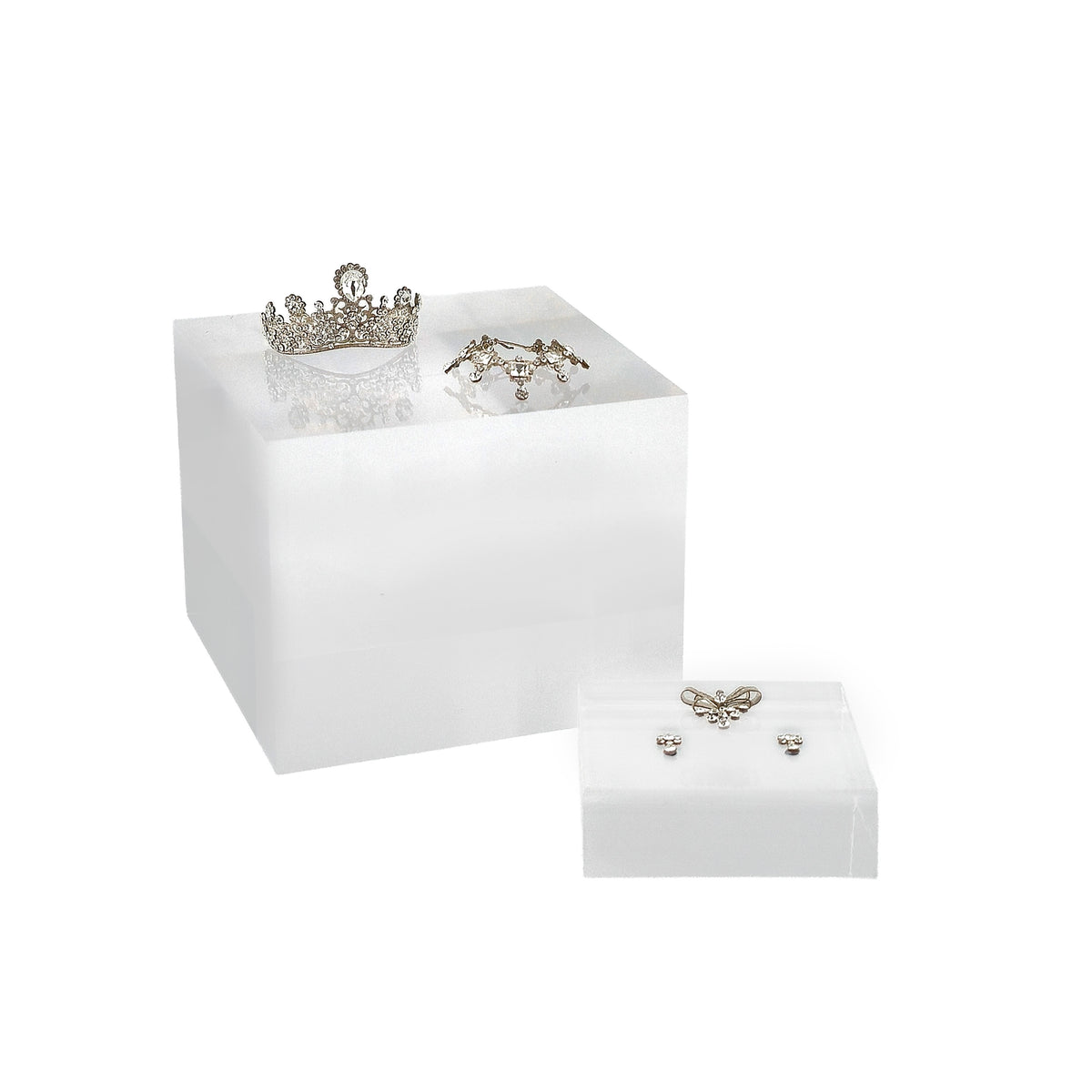 RESERVED FOR MADAME Y Sun Lemmens Luxembourg Empire Tiara & Diamond Parure Set Wearable by Dolls