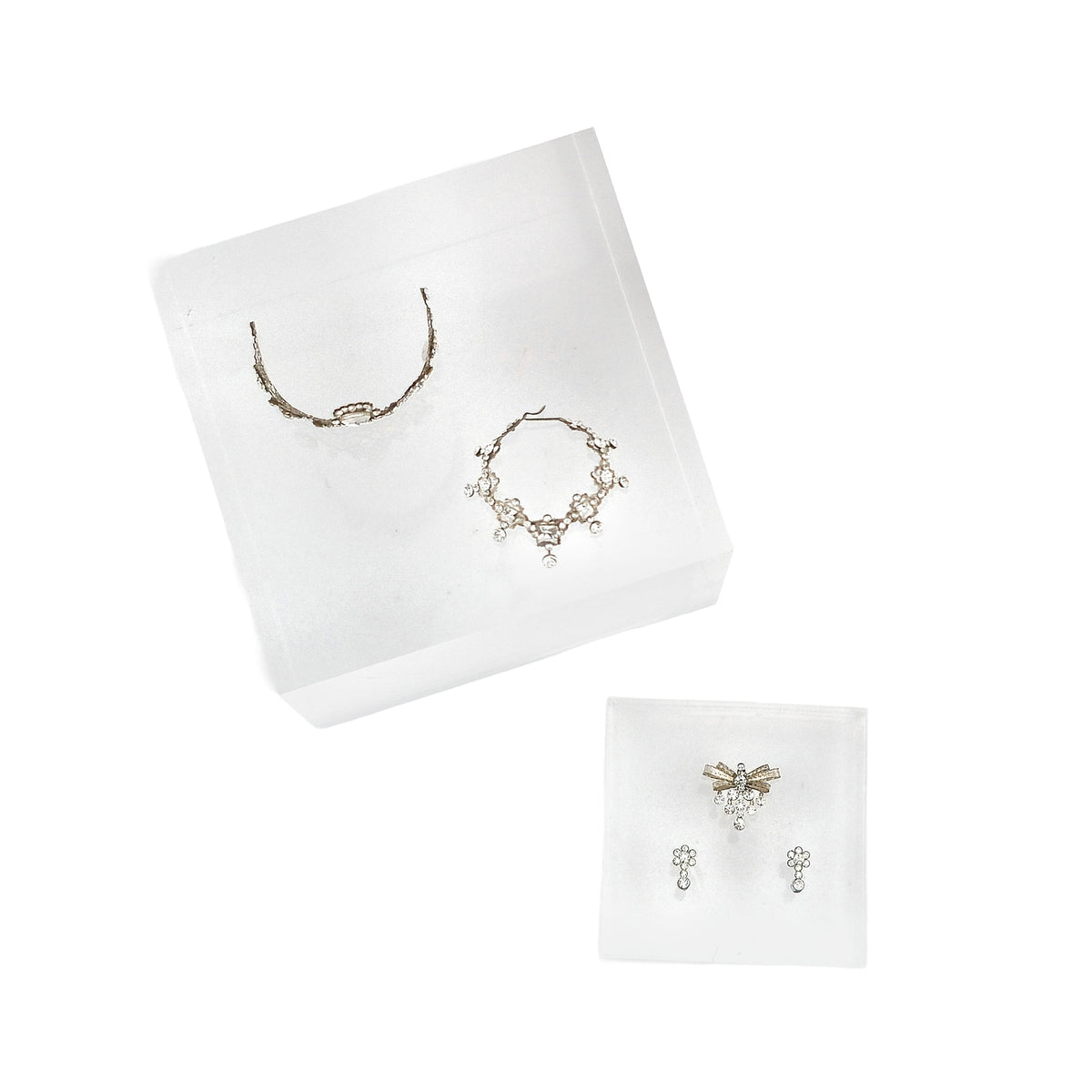 RESERVED FOR MADAME Y Sun Lemmens Luxembourg Empire Tiara & Diamond Parure Set Wearable by Dolls