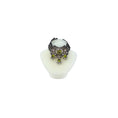 Load image into Gallery viewer, Sun Lemmens Wearable Gothic Peridot & Crystal Choker on White Bust
