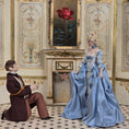 Load image into Gallery viewer, RARE Sun Lemmens Solitaire Engagement Ring in Leather Box Dollhouse Wearable

