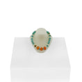 Load image into Gallery viewer, Lynn O’Shaughnessy Turquoise, Sterling & Carnelian Sunstone Necklace IGMA Fellow
