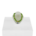 Load image into Gallery viewer, Lynn O’Shaughnessy Peridot, Opal & Gold Bead Wearable Necklace IGMA Fellow Miniature
