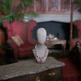 Load image into Gallery viewer, Lynn O’Shaughnessy Ruby & Natural Pearl Wearable Miniature Necklace IGMA Fellow
