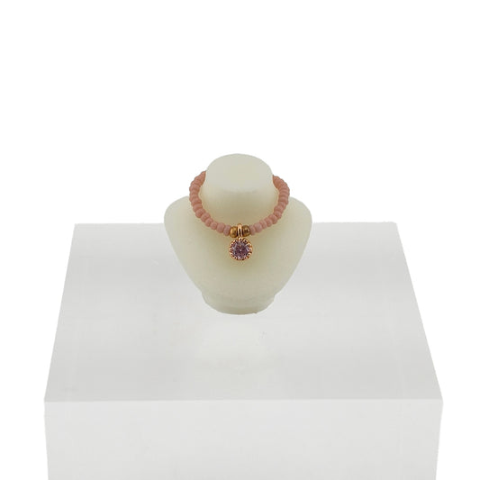 Lynn O’Shaughnessy Rose Quartz & Amethyst Wearable Necklace IGMA Fellow