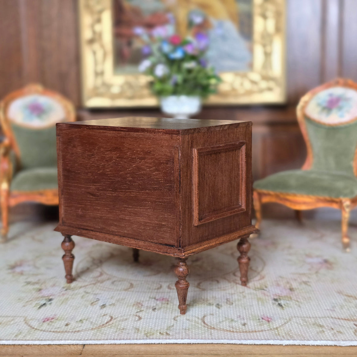 Vintage Wooden Plan Chest or Map Chest by Taller Targioni of Spain