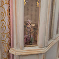 Load image into Gallery viewer, Pat Boldt 1:12 Scale Carousel Giraffe Calf with Lace Saddle, Pastel Ribbon & Flowers
