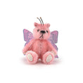 Load image into Gallery viewer, Anna Braun Girly Pink Silk Mohair Butterfly Bear with Wings and Antennae, Jointed
