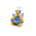 Load image into Gallery viewer, Anna Braun OOAK Blue Fairy Ballerina Teddy Bear with Lace Tutu, Wings and Antennae
