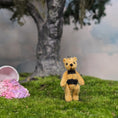 Load image into Gallery viewer, Anna Braun OOAK Bumblebee Teddy Bear with Mesh Wings and Antennae, Jointed
