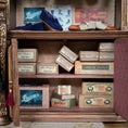 Load image into Gallery viewer, RESERVED FOR Frank Lloyd Wright OOAK Gentleman's Wardrobe Wall Diorama Over 80 Pieces

