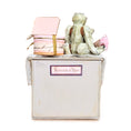 Load image into Gallery viewer, Marie-Pierre Gratias MP Creations Dresser Vignette Teddy Bears, Hatbox & Ephemera
