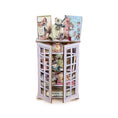 Load image into Gallery viewer, Marie-Pierre Gratias MP Creations Pink Display Cabinet Vignette Teddy Bear, Doll, Hatboxes
